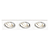 Spot Embutir Ecco Triplo AR111 GU10 51X17X5cm Branco NS5113B - Imagem 1
