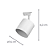 Spot de Trilho Click AR70 Gu10 7,6X8,2cm Branco DL169AR70W - Imagem 6
