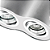 Spot Sobrepor Kube Duplo MR16 gu10 18X9,5X11cm Prata NS552A - Imagem 5