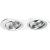 Spot Embutir Ouse Duplo MR16 gu10 17X9X2,5cm Branco NS5600-2B - Imagem 1