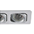 Spot Embutir Monet Duplo AR70 gu10 24X13X3cm Prata NS6702A - Imagem 5