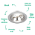 Spot Embutir Ecco AR111 Gu10 17X7cm Prata NS5110A - Imagem 3