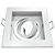 Spot Embutir Conecta Quadrado MR16 Gu10 10,2X10,2X4cm Branco NS7001B - Imagem 4