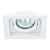 Spot Embutir Conecta Quadrado MR16 Gu10 10,2X10,2X4cm Branco NS7001B - Imagem 1