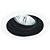 Spot Embutir Conecta Redondo AR111 Gu10 18,5X6,5cm Branco e Preto NS7110P - Imagem 1