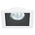Spot Embutir Conecta AR111 Gu10 18X18X6,5cm Branco e Preto NS7111P - Imagem 1