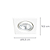 Spot Embutir Pop AR70 Gu10 10,5X10,5X2cm Branco DL063 - Imagem 5