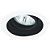 Spot Embutir Conecta Redondo Mr11 Gu10 9X4,5cm Branco e Preto NS7350P - Imagem 1