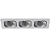 Spot Embutir Monet Triplo AR70 Gu10 35X13X2,5cm Prata NS6703A - Imagem 1