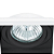 Spot Embutir Conecta Quadrado AR70 Gu10 13X13X3,5cm Branco e Preto NS7701P - Imagem 5