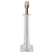 Base Para Abajur Classic E27 13X13X49cm Cromado Transparente XL1206 - Imagem 1