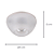 Spot Embutir Led Glaze 1W 3500K 5X5cm Cromado Transparente YD208F - Imagem 4