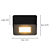 Spot Sobrepor Led Sateri 5W 3000K 400LM 50° 6,2X2,6cm Preto SAT1ST01PT006 - Imagem 4