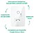 00498 INTERRUPTOR 1 PAD + TOMADA 10A WI-FI BRANCO 4x2 - Imagem 3