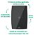 00601 PULSADOR DE  CAMPAINHA TOUCH DIAMOND PRETO 4x2 - Imagem 3