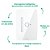 00757 VARIADOR LUMINOSIDADE DIMMER WIFI 1 CANAL BRANCO 4x2 - Imagem 3