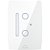00759 VARIADOR LUMINOSIDADE DIMMER WIFI 2 CANAIS BRANCO 4x2 - Imagem 1