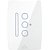 00762 VARIADOR LUMINOSIDADE DIMMER WIFI 3 CANAIS BRANCO 4x2 - Imagem 1