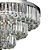 Pendente Dijon 12XE14 Vela Max 40W 70cmX60cm Cromado Transparente IP20 AQ009 - Imagem 5