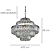 Pendente Dijon 12XE14 Vela Max 40W 70cmX60cm Cromado Transparente IP20 AQ009 - Imagem 6