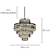 Pendente Dijon 9XE14 Vela Max 40W 54cmX50cm Cromado Transparente IP20 AQ009M - Imagem 5