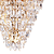 Pendente Paris Vela Max 40W 65cmX65cm Dourado Transparente IP20 AQ024S - Imagem 5