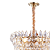 Pendente Paris Vela Max 40W 65cmX65cm Dourado Transparente IP20 AQ024S - Imagem 4