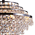 Pendente Palace 15XE14 Vela Max 40W 68cmX54cm Cromado Transparente IP20 AQ025M - Imagem 5
