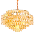 Pendente Odeon 16XE14 Vela Max 40W 78cmX48cm Dourado Conhaque IP20 AQ026L - Imagem 1