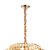 Pendente Odeon 16XE14 Vela Max 40W 78cmX48cm Dourado Conhaque IP20 AQ026L - Imagem 5