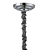 Pendente Hera 10XE14 Vela Max 40W 48cmX49cm Cromado Conhaque IP20 AQ030C - Imagem 5
