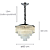 Pendente Vivi 9XE14 Vela Max 40W 60cmX42cm Cromado Transparente IP20 AQ031C - Imagem 6