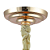 Pendente Vivi 9XE14 Vela Max 40W 60cmX42cm Dourado Conhaque IP20 AQ031G - Imagem 5