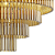 Pendente Vivi 9XE14 Vela Max 40W 60cmX42cm Dourado Conhaque IP20 AQ031G - Imagem 4