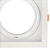 Spot Embutir Conecta ABS GU10 AR111 Max 50W 17cmX17cmX4,3cm Branco IP20 DL146AR111W - Imagem 4
