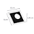 Spot Embutir Conecta ABS E27 PAR20 Max 50W 13cmX13cmX4,35cm Branco Preto IP20 DL146PAR20WB - Imagem 6