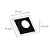 Spot Embutir Conecta ABS E27 PAR30 Max 50W 17cmX17cmX4,3cm Branco Preto IP20 DL146PAR30WB - Imagem 5