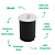 Balizador Led Picto 2W 3000K 70lm 4,8cmX8,2cm Branco IP45 DL150 - Imagem 3