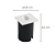 Balizador Led Picto 2W 3000K 70lm 4,8cmX4,8cmX8,2cm Branco IP45 DL151 - Imagem 5