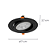 Spot Embutir Conecta ABS E27 PAR30 Max 50W 17cmX2,7cm Preto IP20 DL152PAR30B - Imagem 5