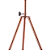 Luminaria Coluna Litho E27 Bulbo Max 40W 62cmX72cmX133cm COBRE Preto IP20 GL007E - Imagem 5