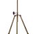 Luminaria Coluna Litho E27 Bulbo Max 40W 62cmX72cmX133cm Dourado Preto IP20 GL007G - Imagem 5