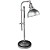 Abajur Studio E14 BOLINHA Max 40W 20cmX38cmX65cm Prata IP20 HR007C - Imagem 1