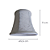 Cupula Para Abajur Mini 12,5cmX11cm Prata HU051S - Imagem 6