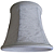 Cupula Para Abajur Mini 12,5cmX11cm Prata HU051S - Imagem 1