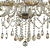 Pendente Anjou 8XE14 Vela Max 40W 68cmX68cm Cromado Champanhe IP20 JF018A - Imagem 4