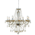 Pendente Anjou 8XE14 Vela Max 40W 68cmX68cm Cromado Champanhe IP20 JF018A - Imagem 1