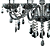 Pendente Anjou 8XE14 Vela Max 40W 66cmX58cm Cromado FUME IP20 JF028S - Imagem 4