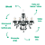 Pendente Anjou 8XE14 Vela Max 40W 66cmX58cm Cromado FUME IP20 JF028S - Imagem 3