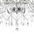 Pendente Anjou 18XE14 Vela Max 40W 82cmX100cm Cromado Transparente IP20 JF118C - Imagem 4